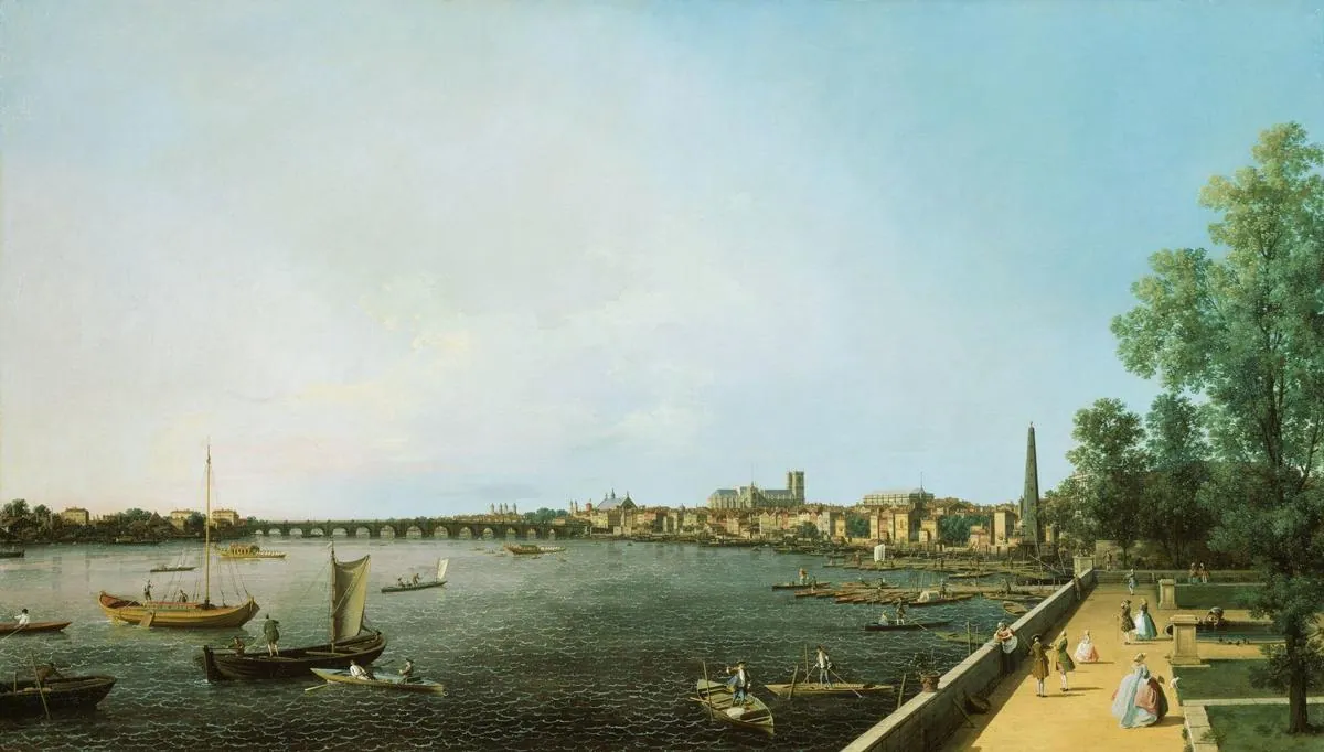 El Támesis desde la casa de Somerset, de Canaletto