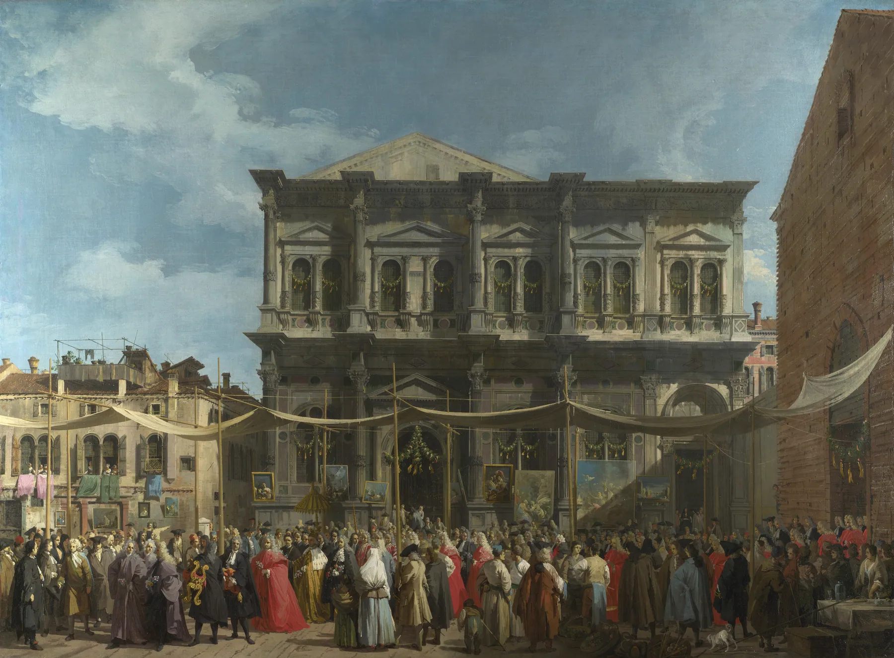 La fiesta de San Roque, de Canaletto