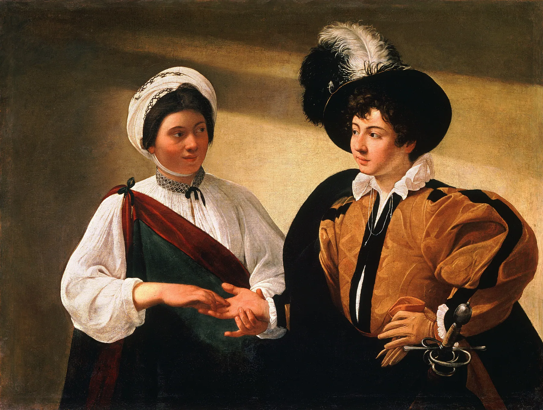 La buenaventura, de Caravaggio