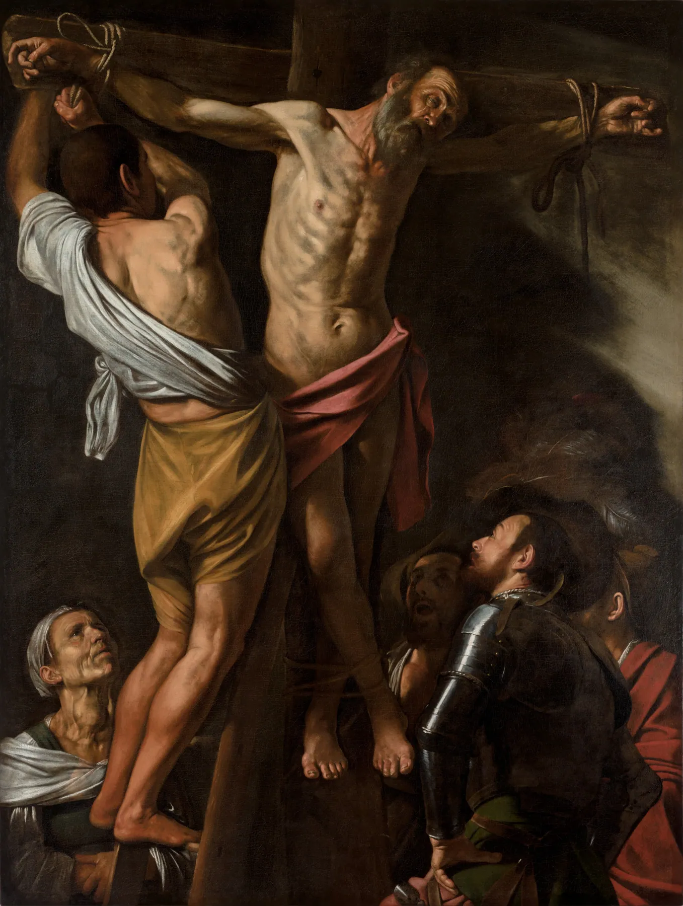 La crucifixión de San Andrés, de Caravaggio