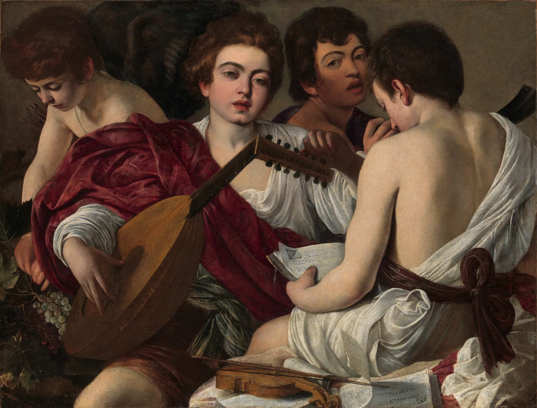 Los músicos, de Caravaggio