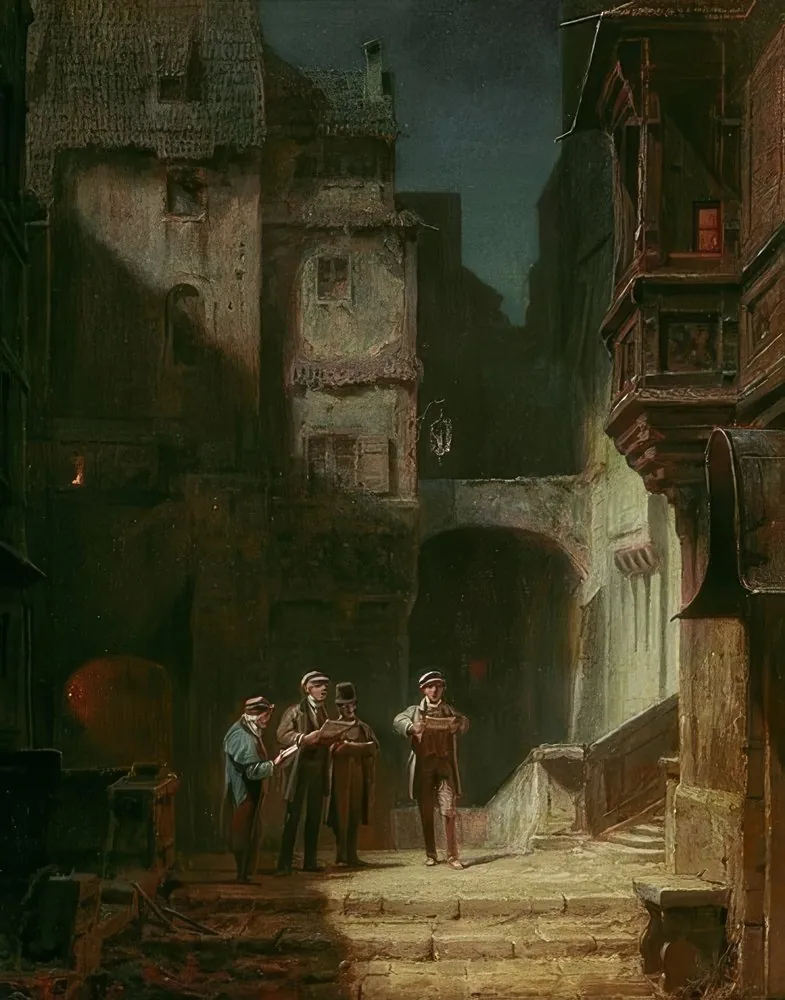 La serenata, de Carl Spitzweg