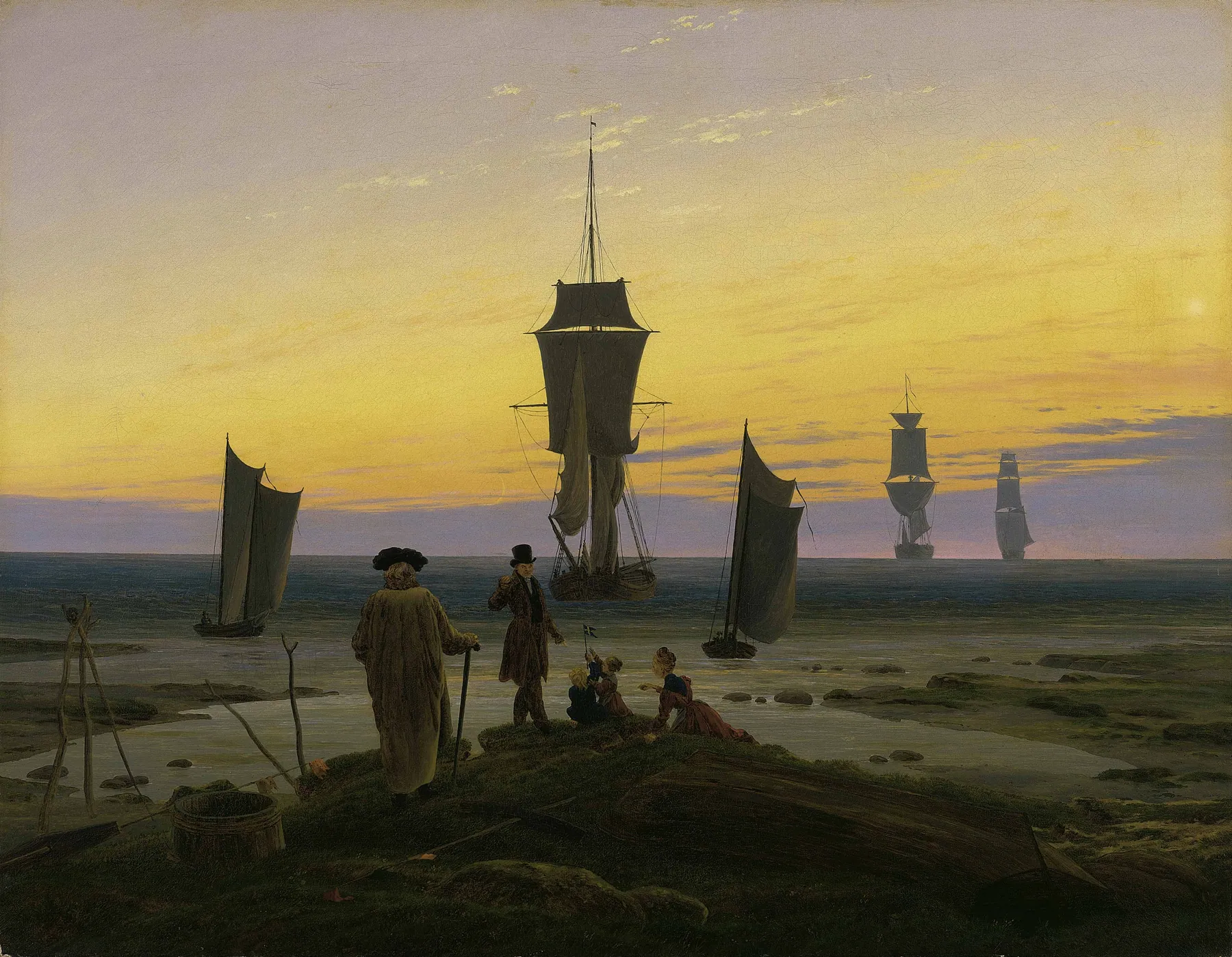 Las etapas de la vida, de Caspar David Friedrich