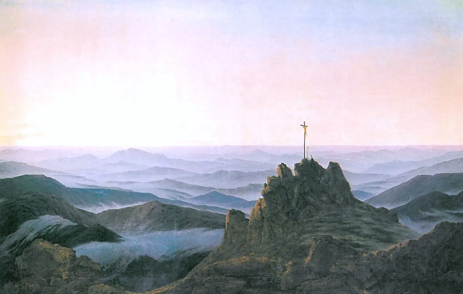 Mañana en el Riesengebirge, de Caspar David Friedrich