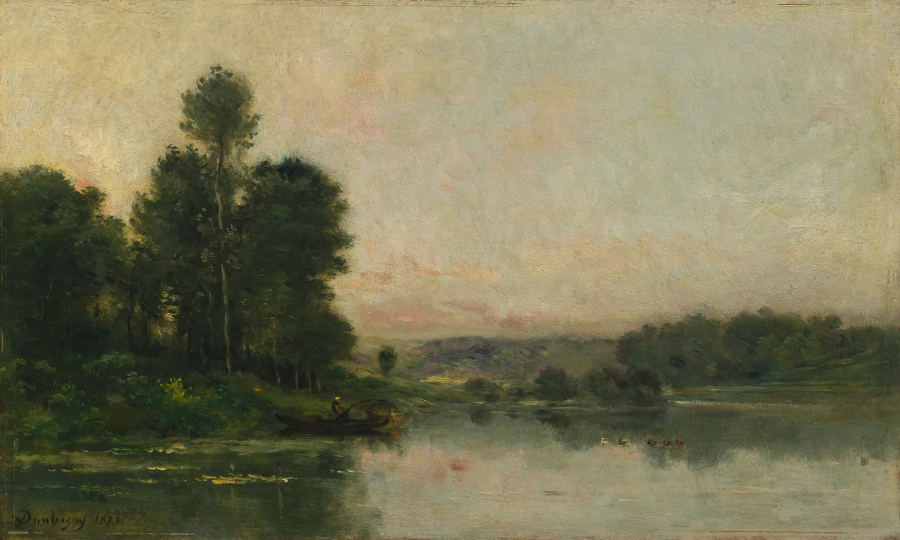 Las colinas de Méry-sur-Oise, frente a Auvers, de Charles-François Daubigny