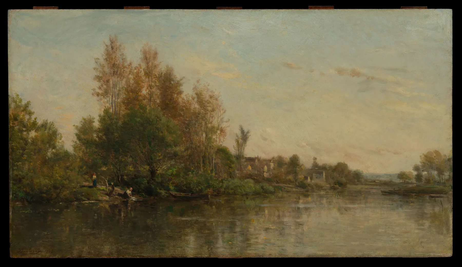Las orillas del Oise, de Charles-François Daubigny