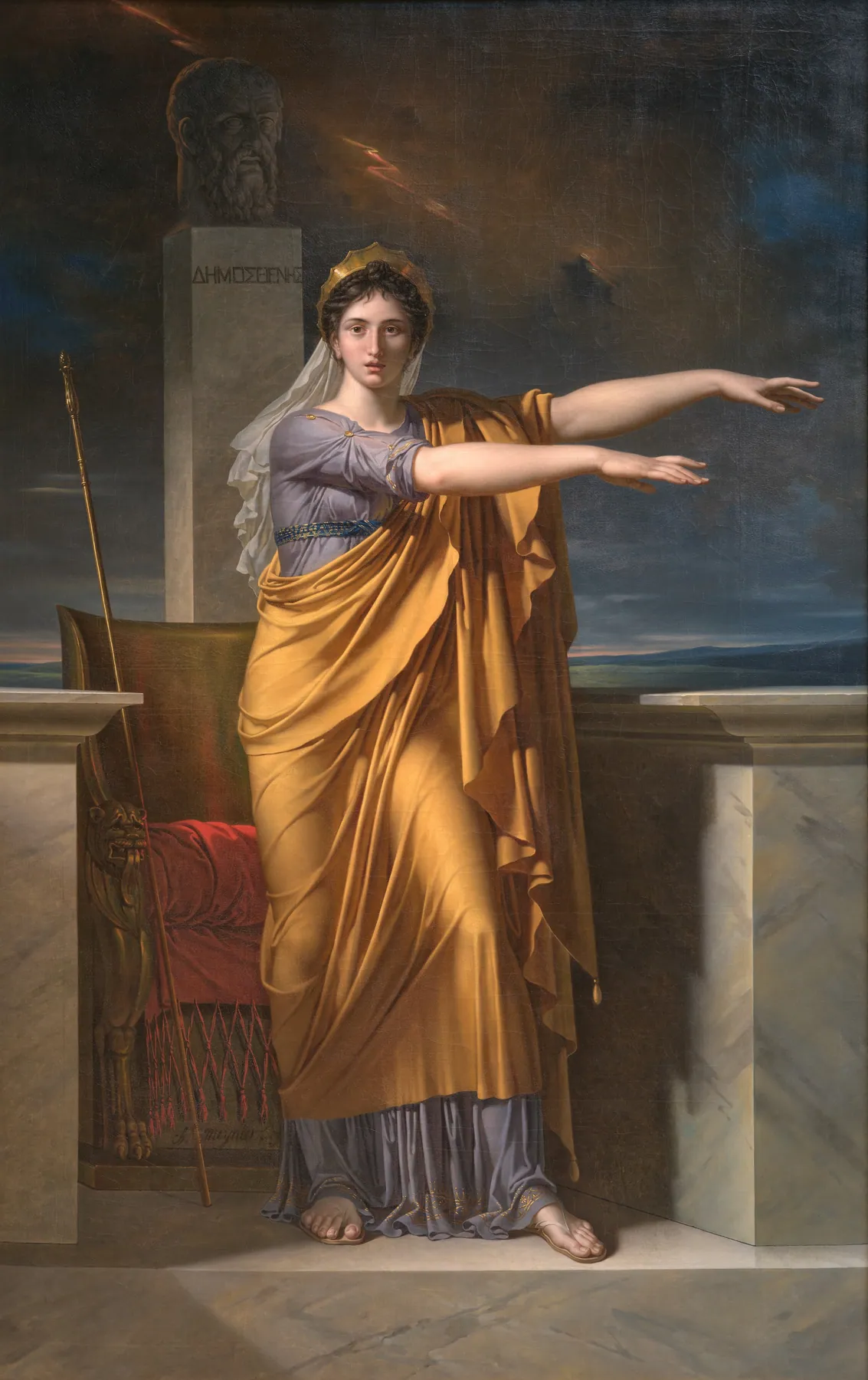 Polimnia, musa de la Elocuencia, de Charles Meynier