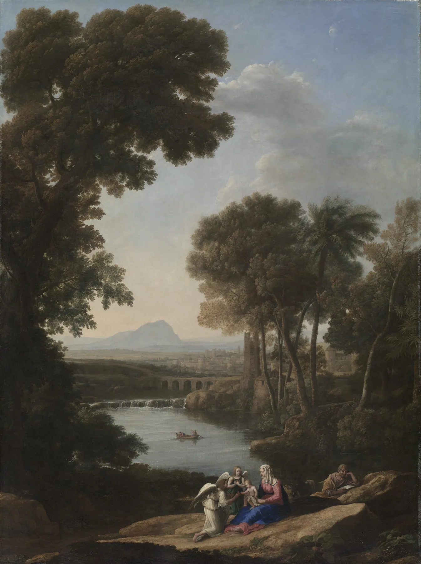 Descanso en la huida a Egipto, de Claude Lorrain