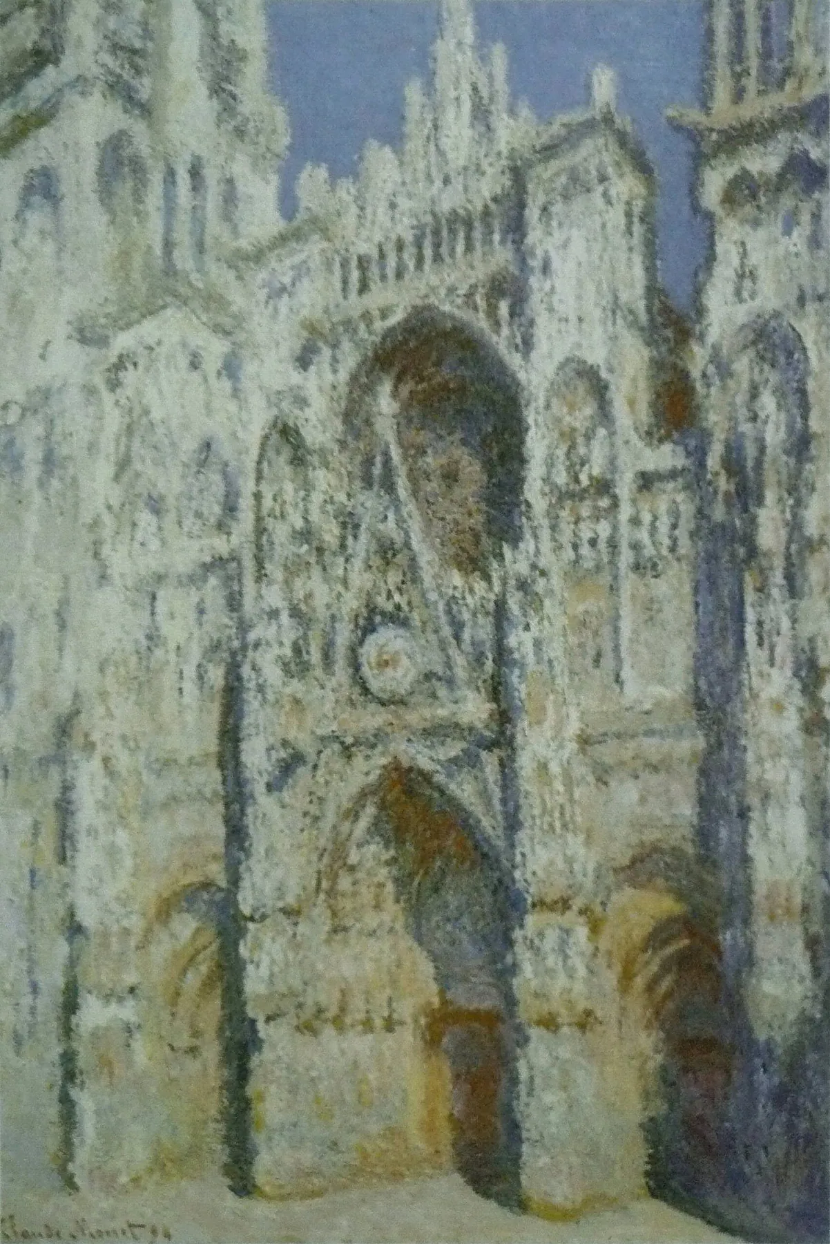 Catedral de Rouen al sol pleno, de Claude Monet