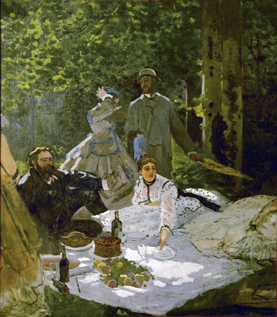 El almuerzo sobre la hierba, de Claude Monet