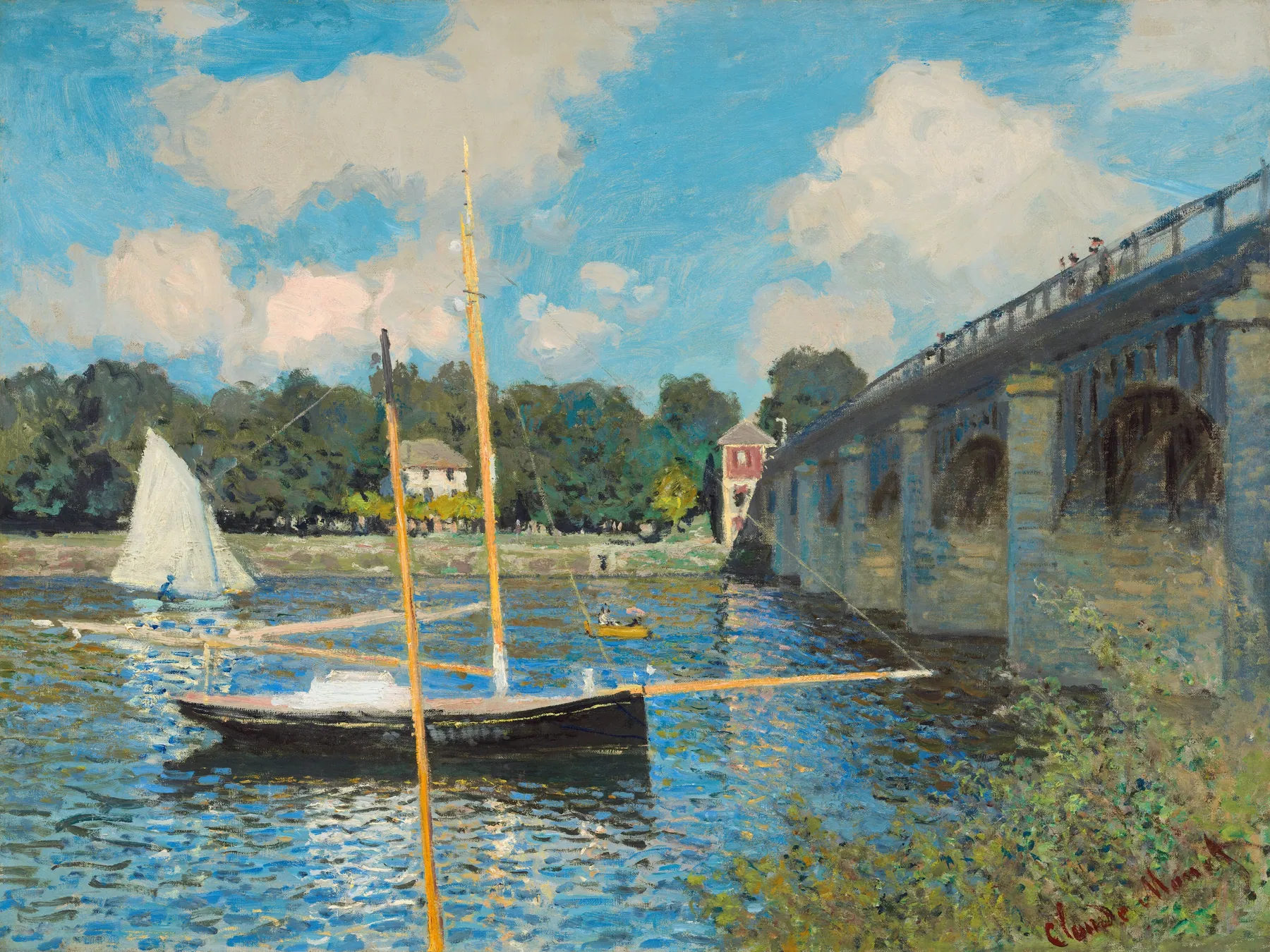 El puente de Argenteuil, de Claude Monet