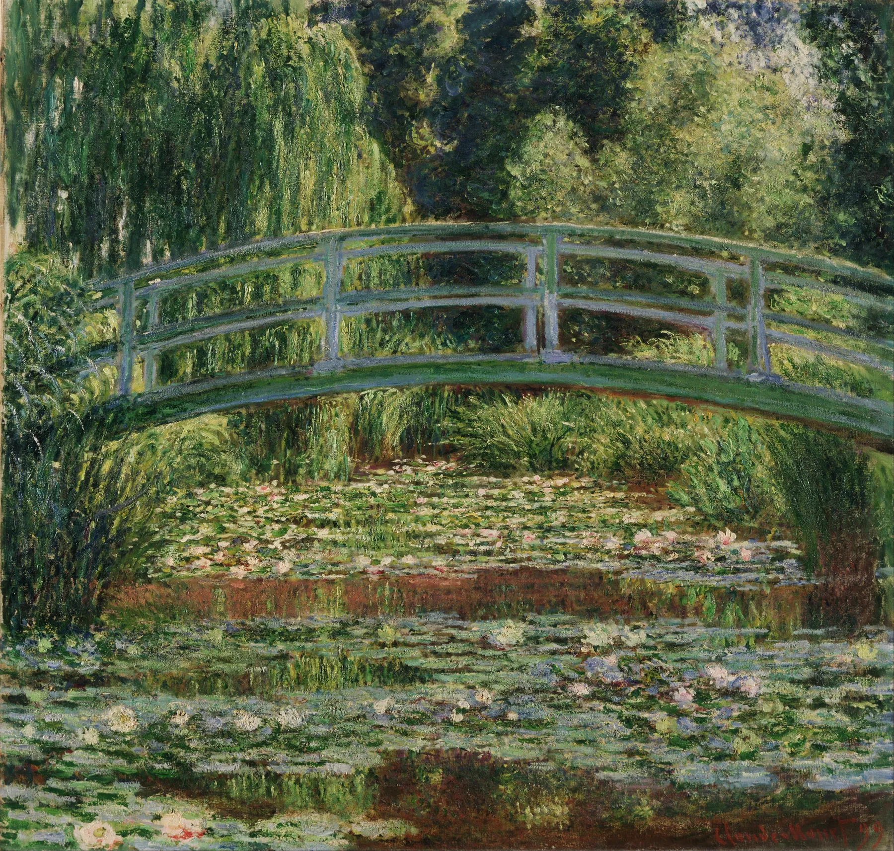 El puente japonés, de Claude Monet