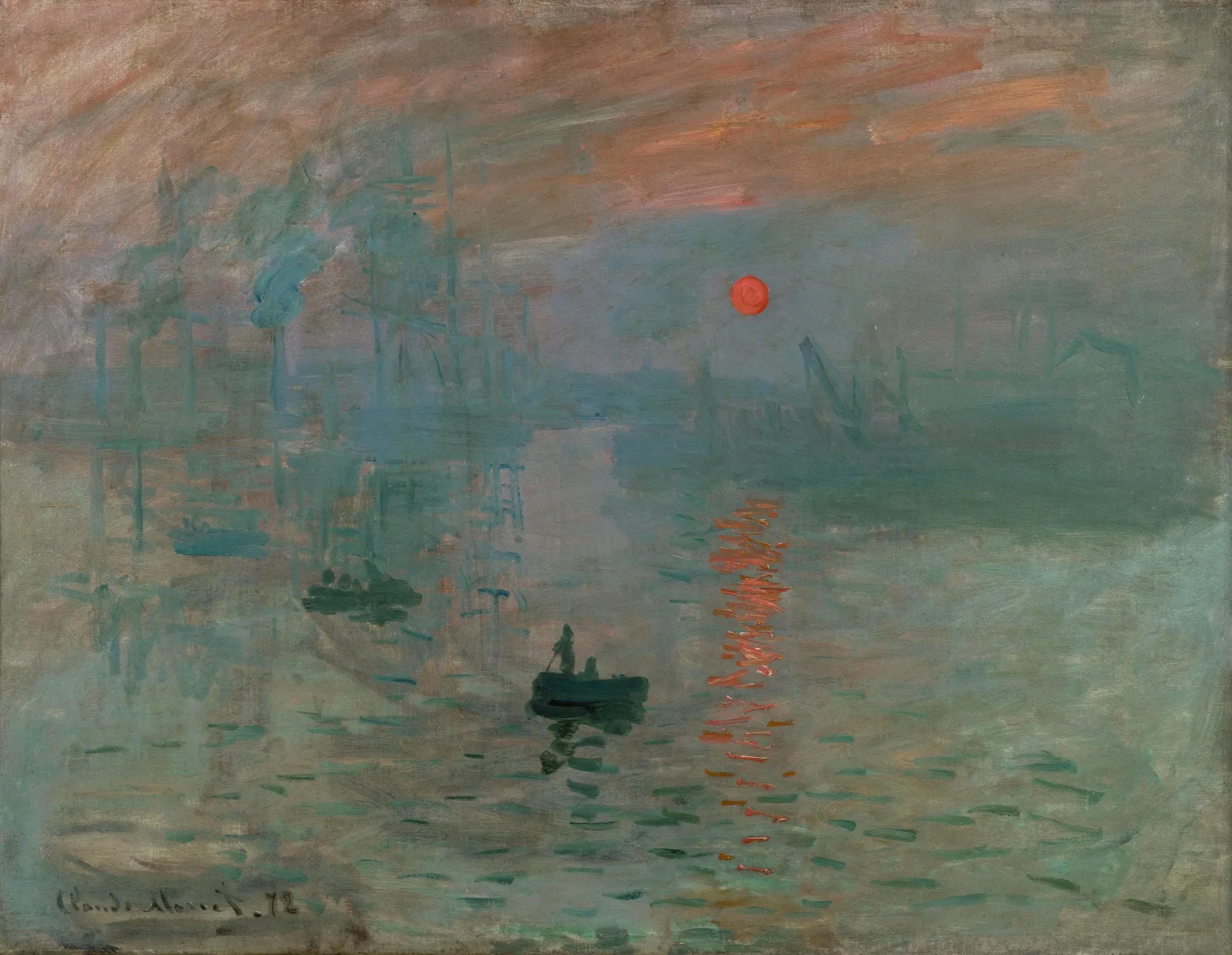 Impresión, sol naciente, de Claude Monet