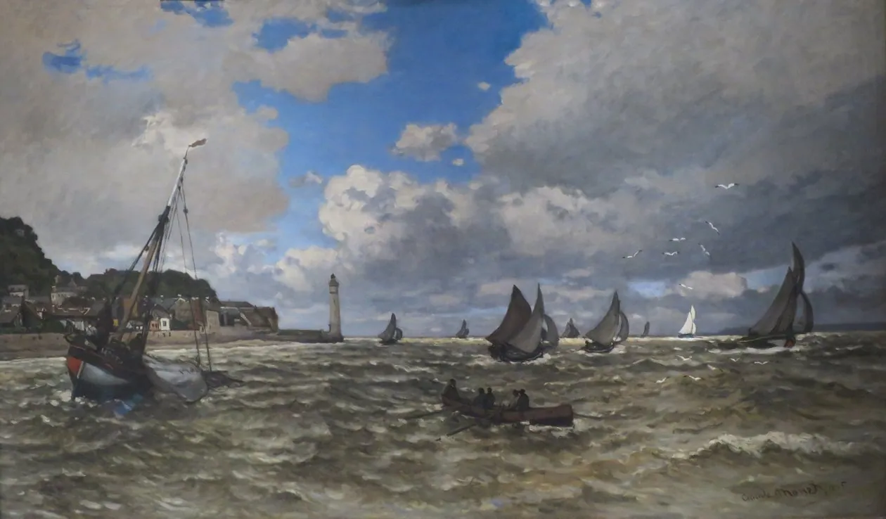 La ría del Sena en Honfleur, de Claude Monet