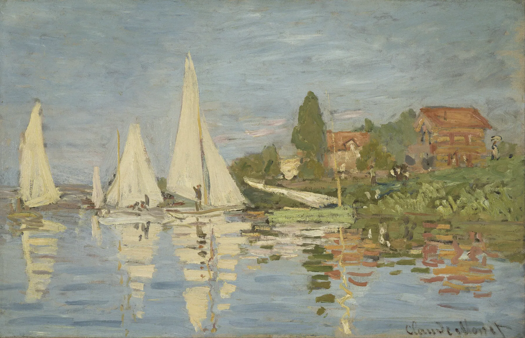 Regata en Argenteuil, de Claude Monet