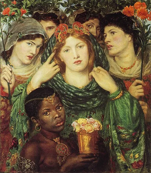 El amado (La novia), de Dante Gabriel Rossetti