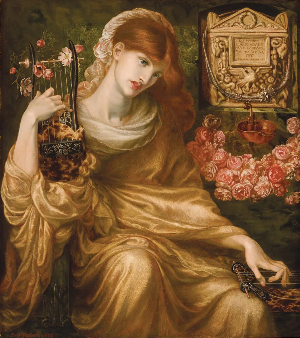 La viuda romana, de Dante Gabriel Rossetti