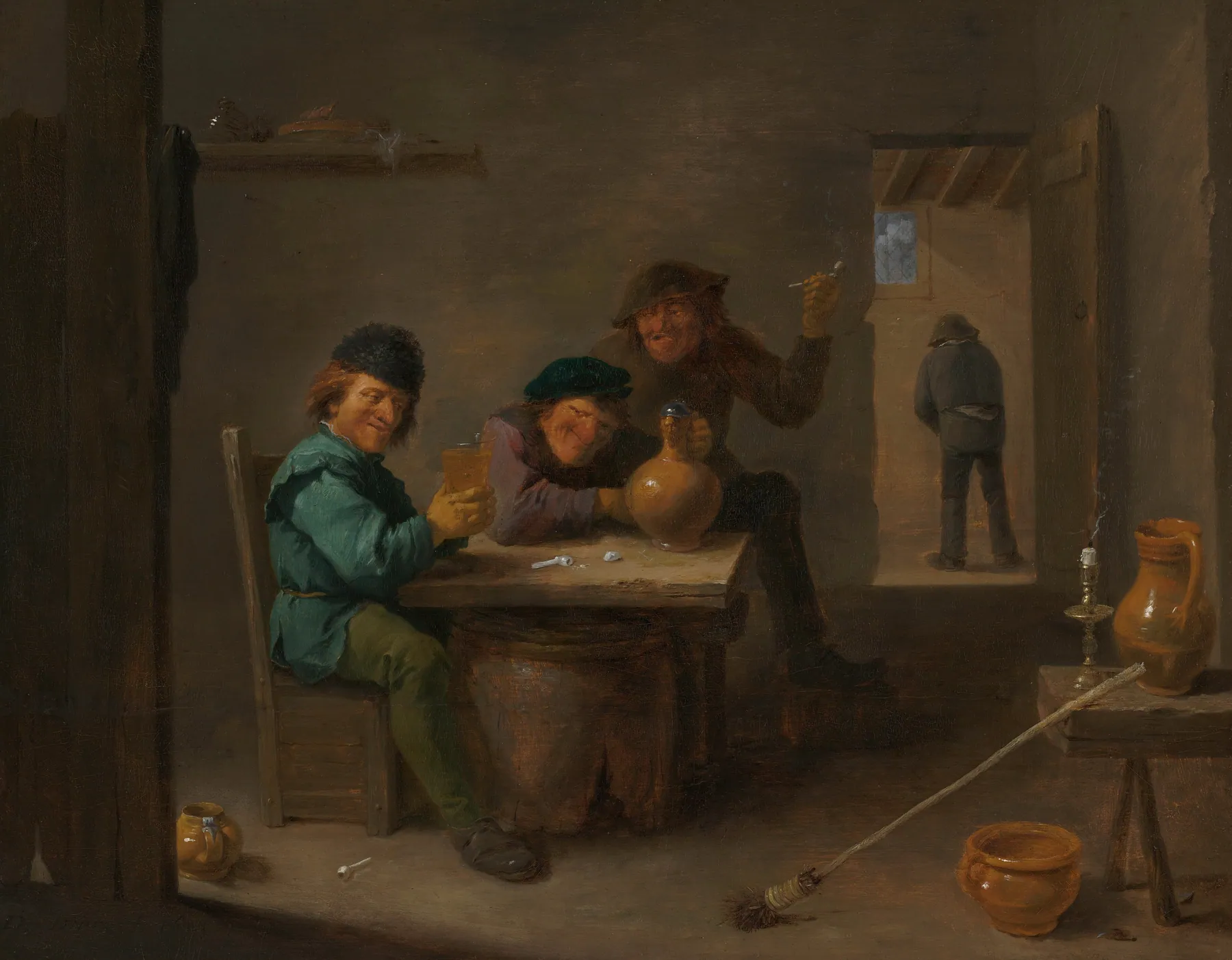Campesinos en una taberna, de David Teniers el Joven