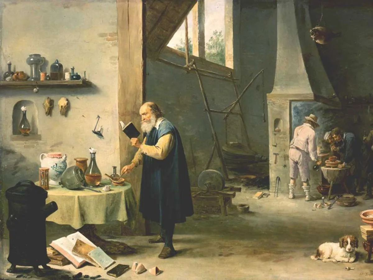 El alquimista, de David Teniers el Joven