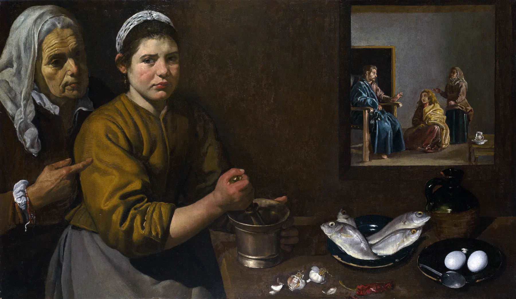 Cristo en casa de Marta y María, de Diego Velázquez