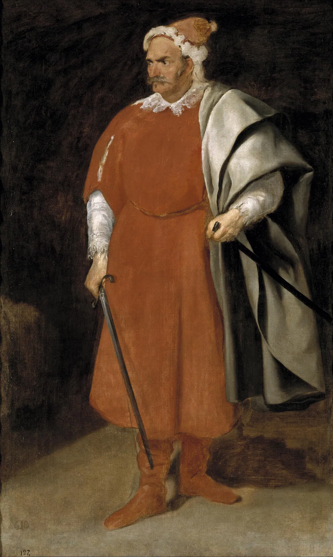 El bufón Barbarroja, de Diego Velázquez