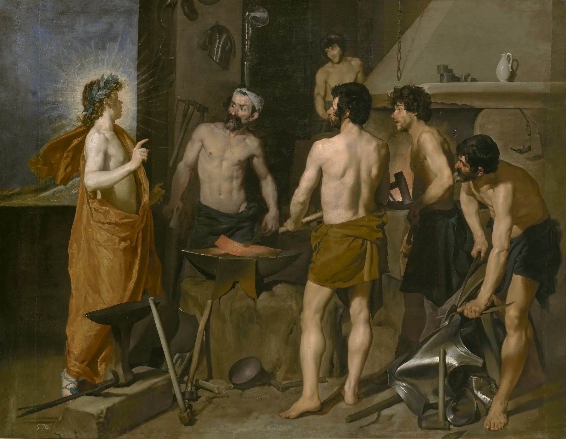 La fragua de Vulcano, de Diego Velázquez