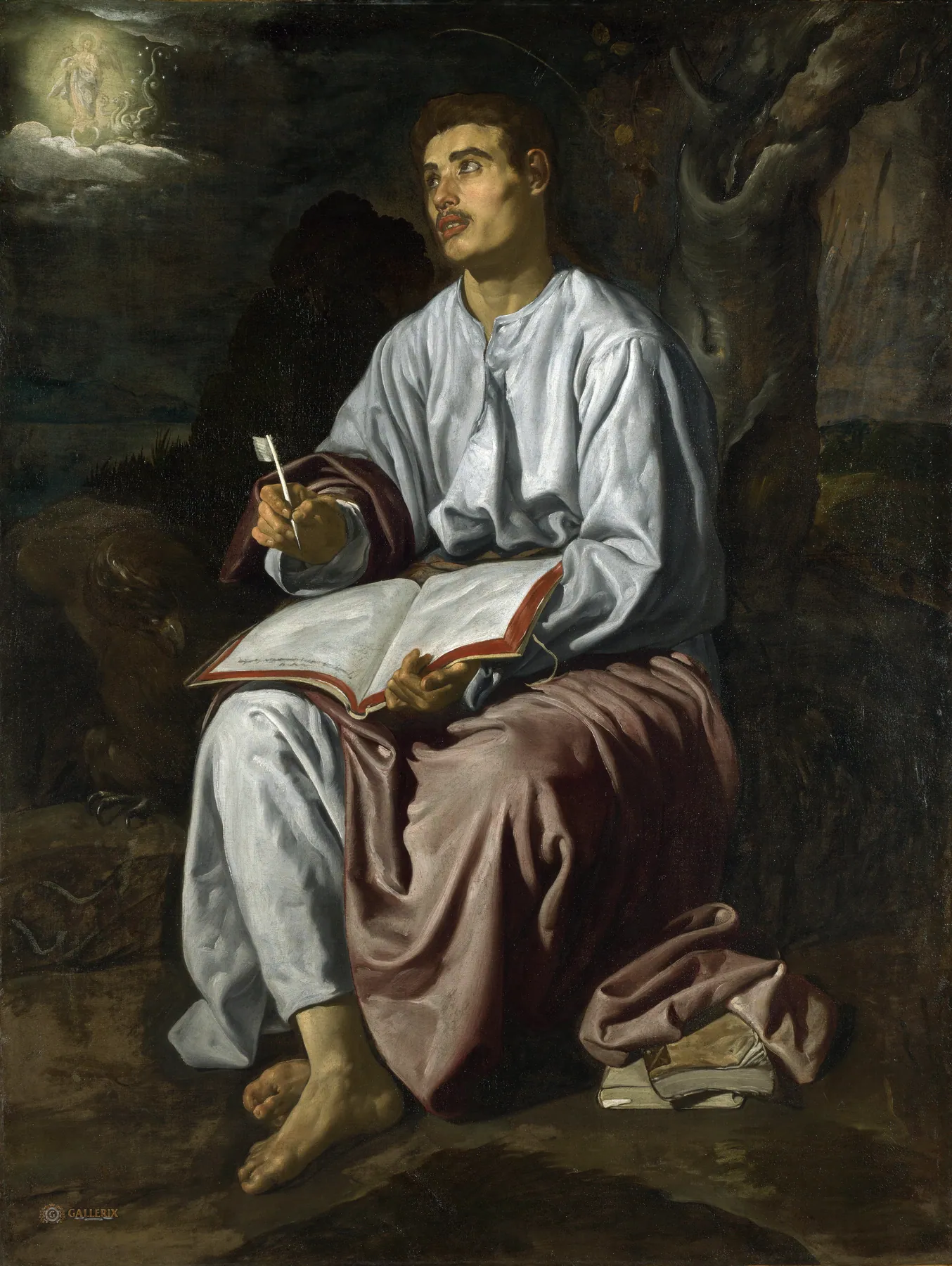 San Juan Evangelista en Patmos, de Diego Velázquez