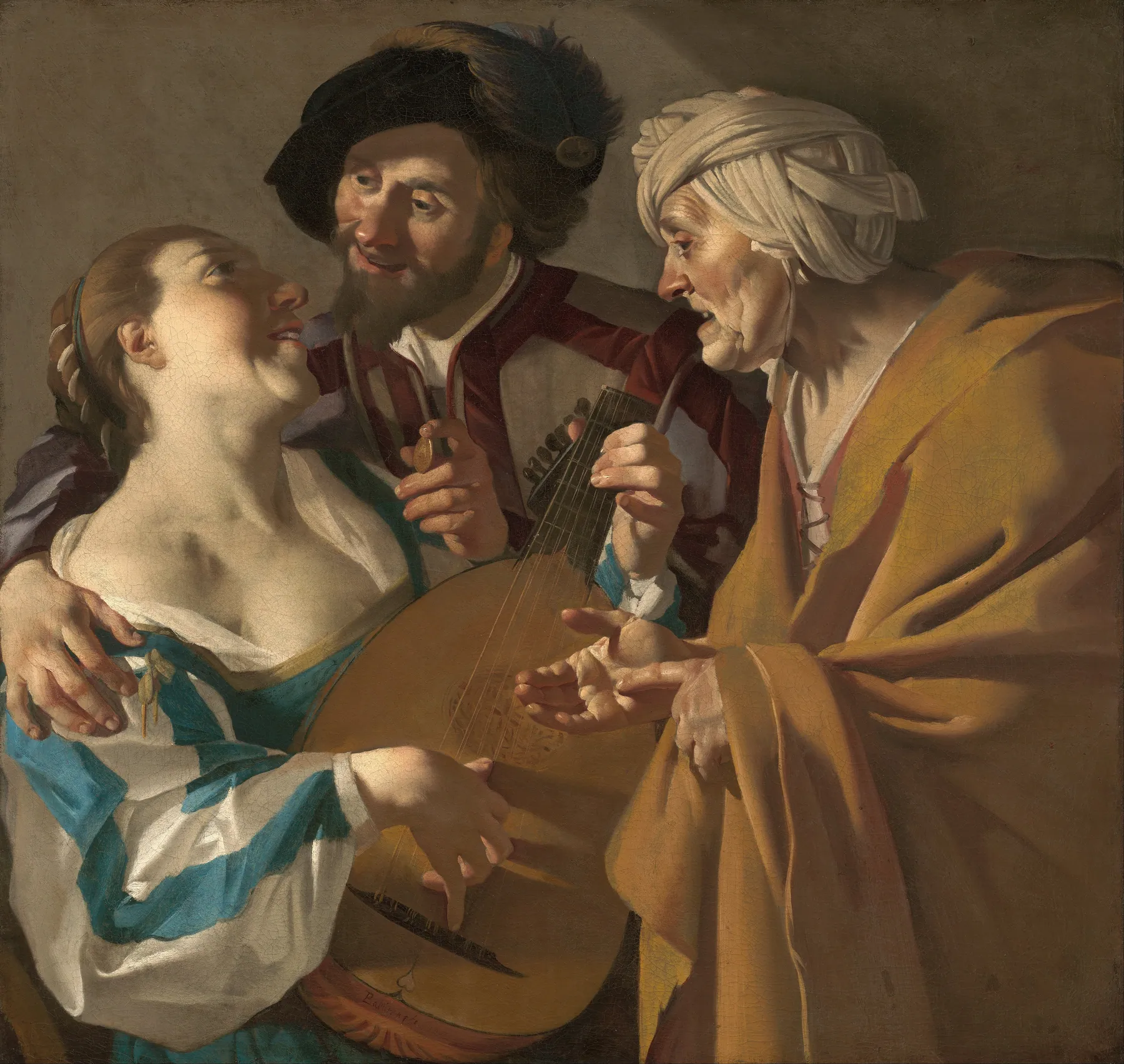La alcahueta, de Dirck van Baburen