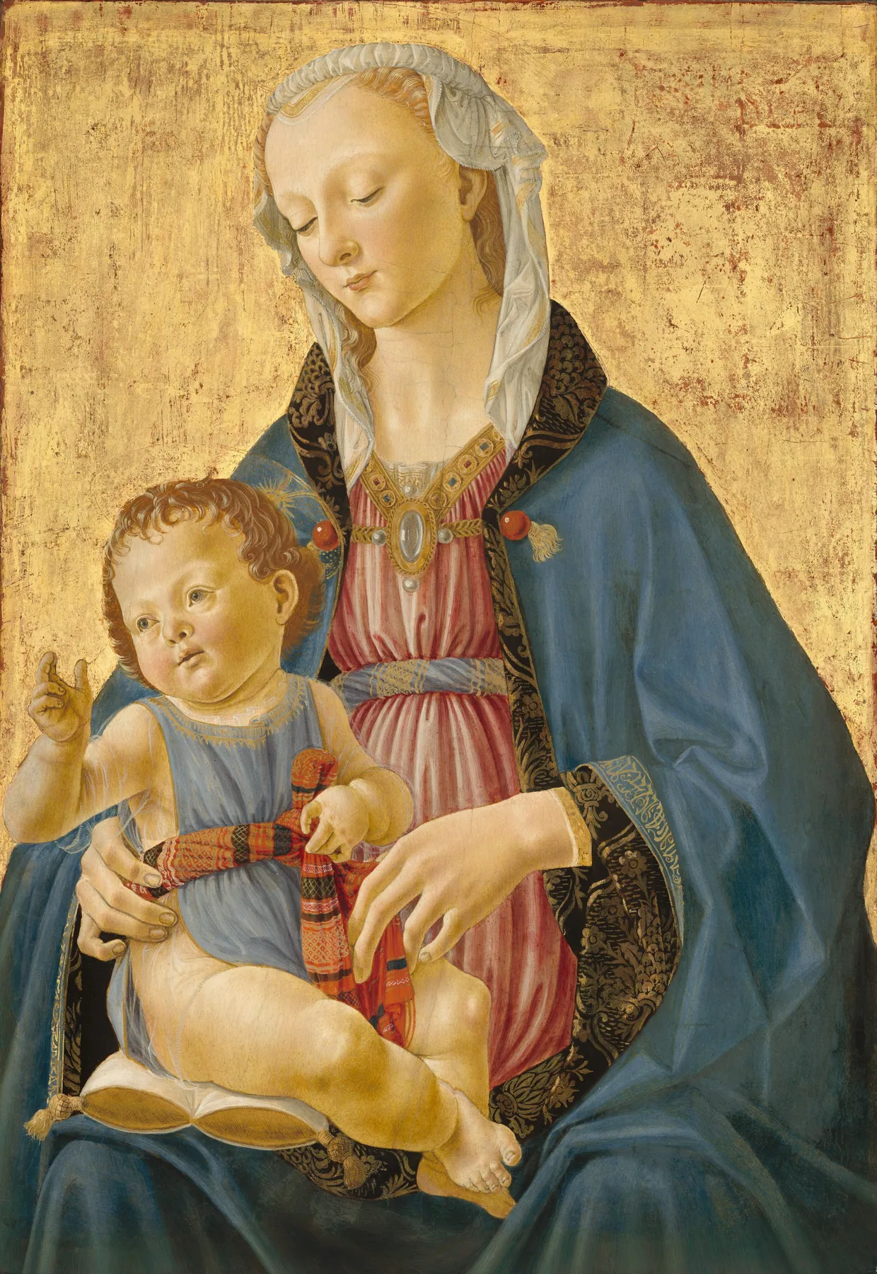 Virgen con el Niño, de Domenico Ghirlandaio