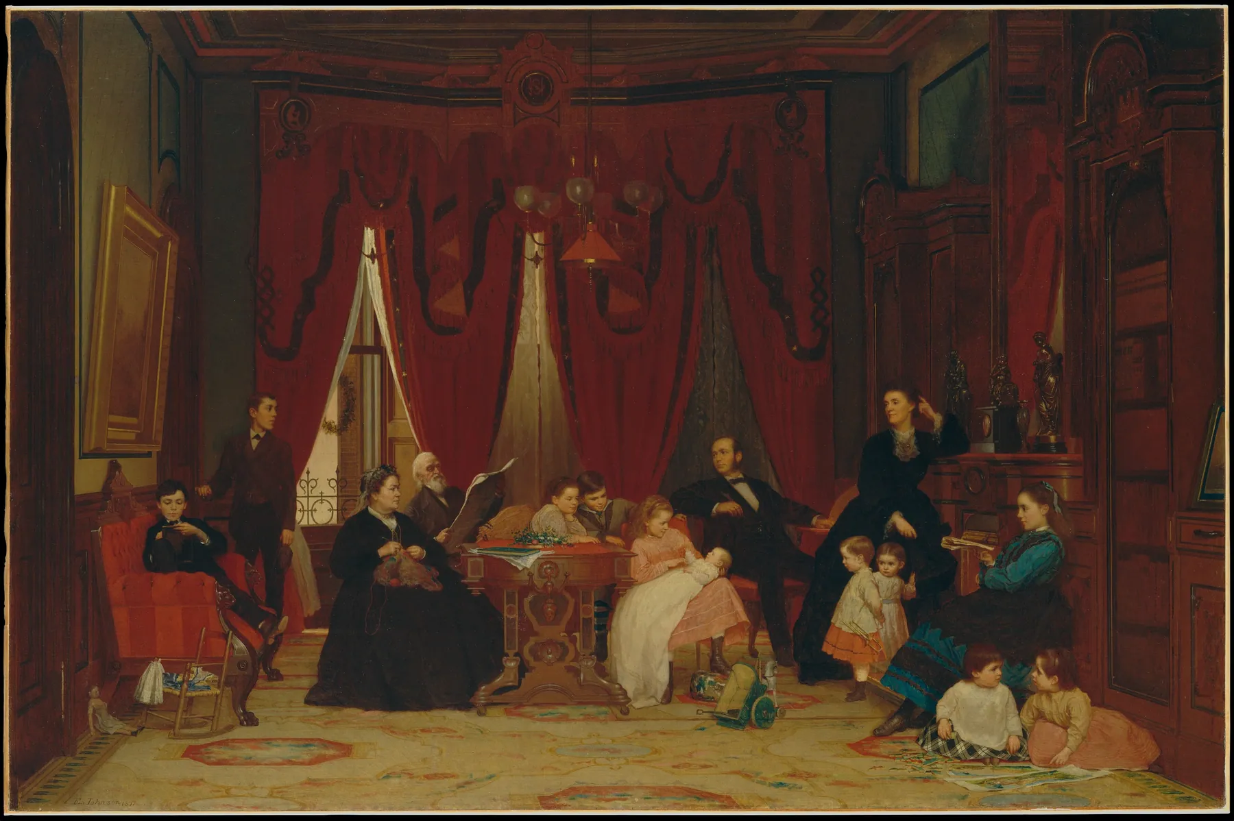 La familia Hatch, de Eastman Johnson