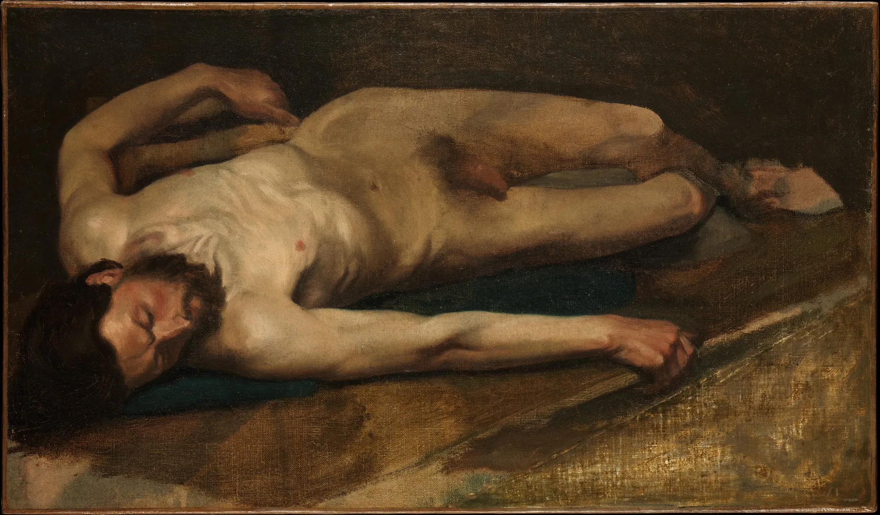 Desnudo masculino, de Edgar Degas
