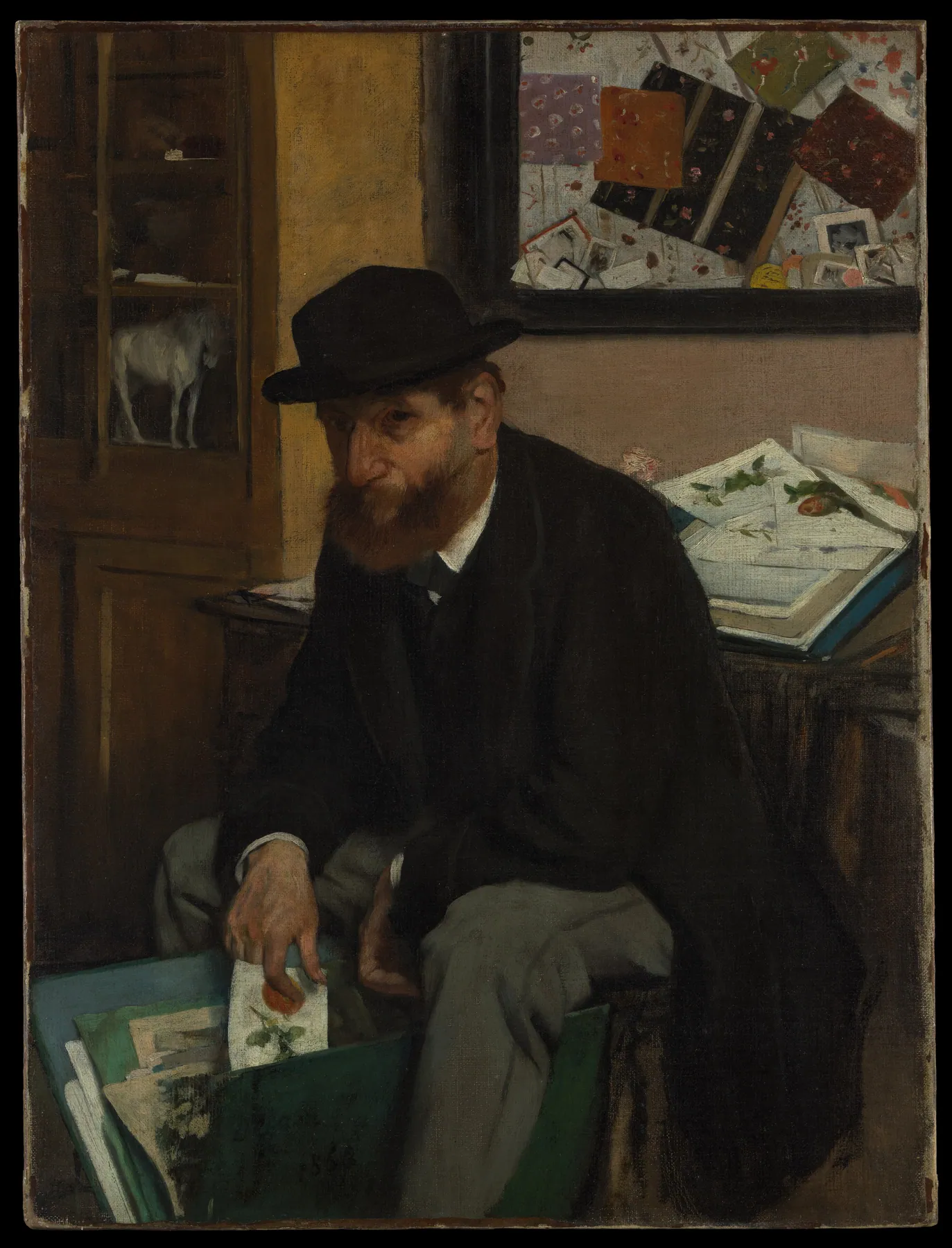 El coleccionista de estampas, de Edgar Degas