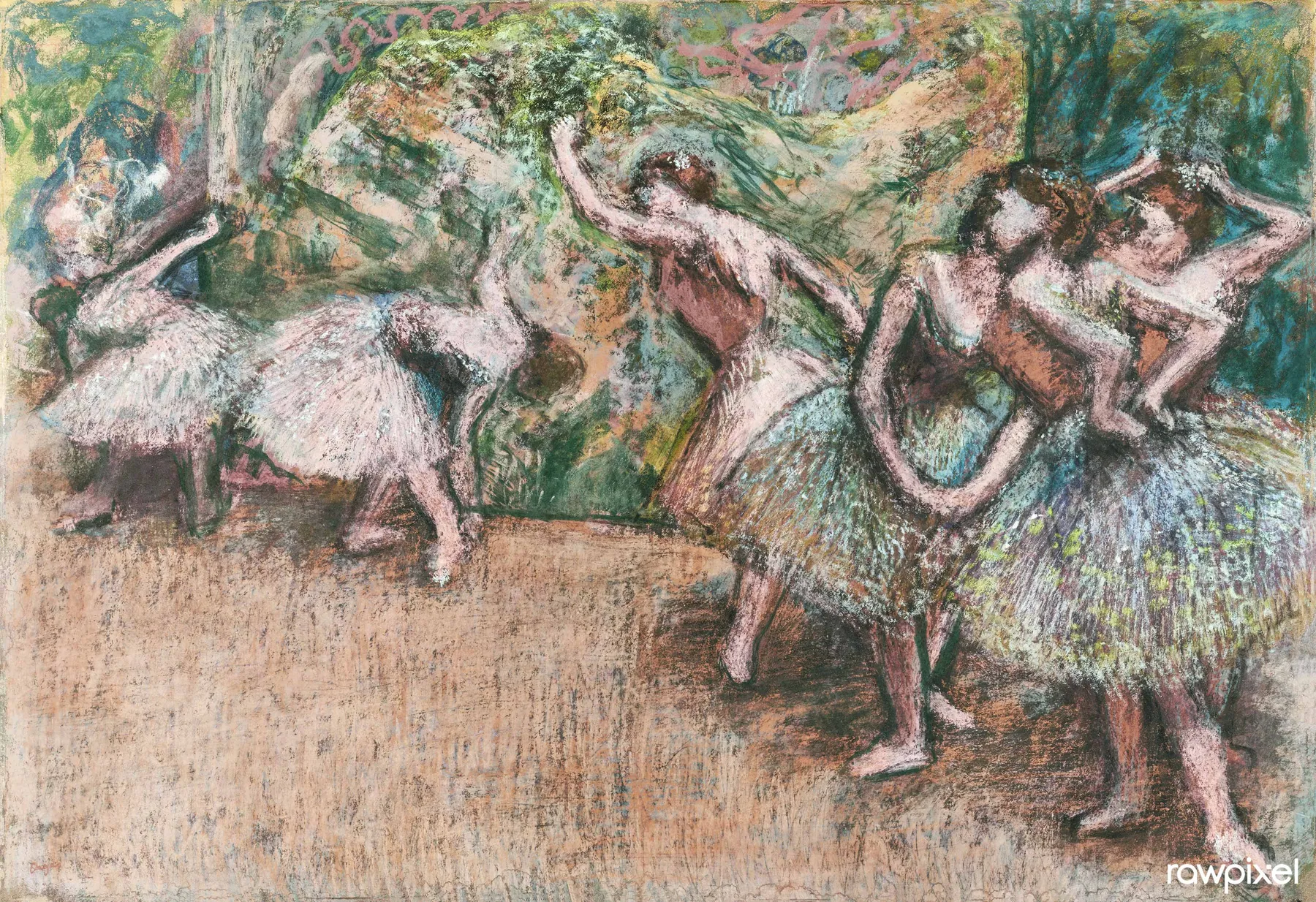 Escena de ballet, de Edgar Degas