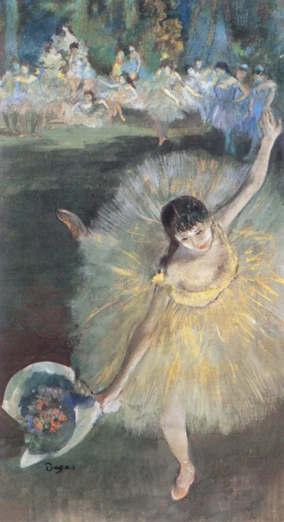 Fin del arabesco, de Edgar Degas