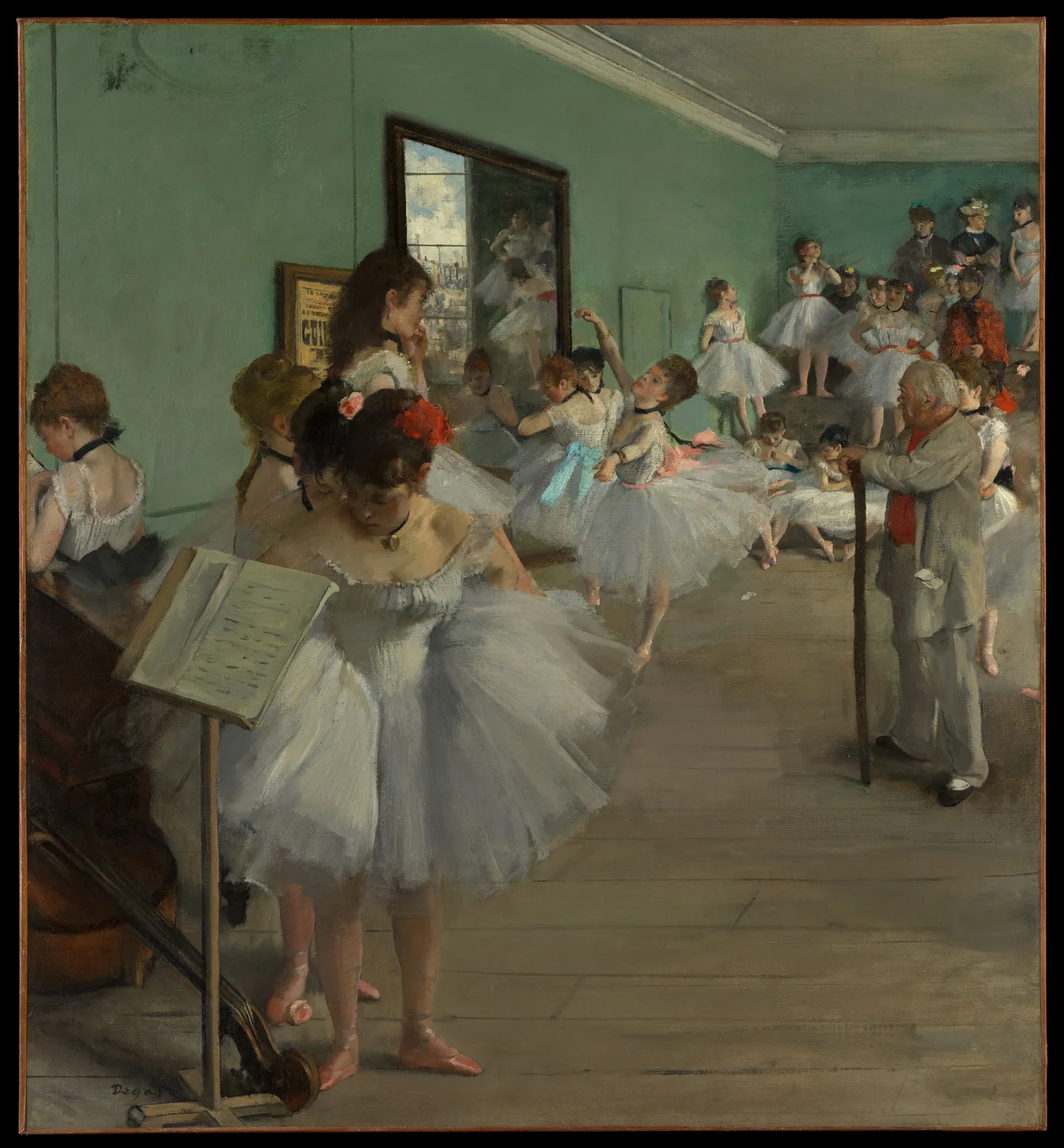 La clase de danza II, de Edgar Degas