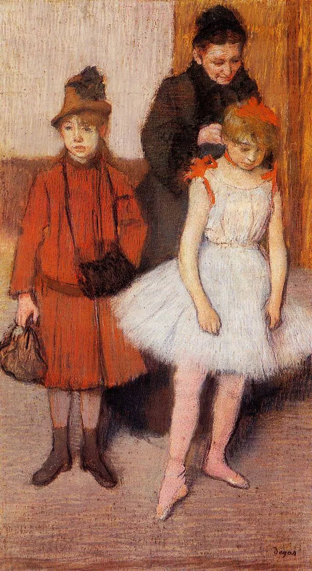 Retrato de la familia Mante, de Edgar Degas