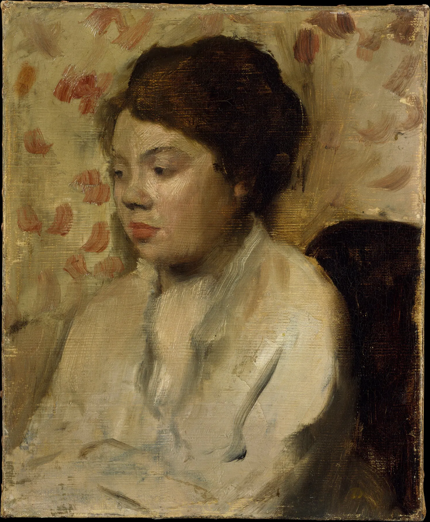 Retrato de una joven, de Edgar Degas