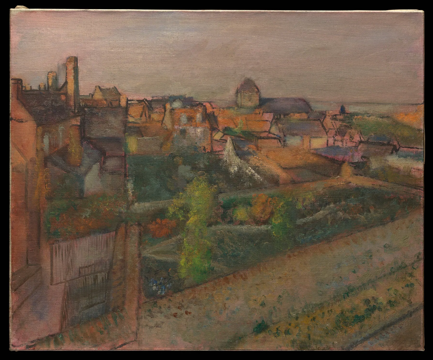 Vista de Saint-Valéry-sur-Somme, de Edgar Degas