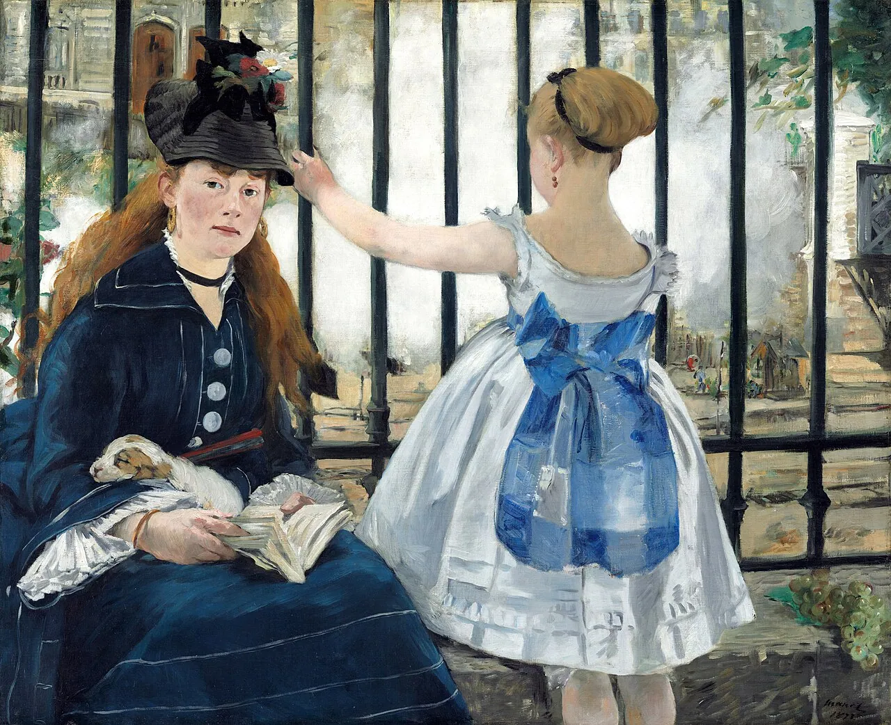 El ferrocarril, de Édouard Manet