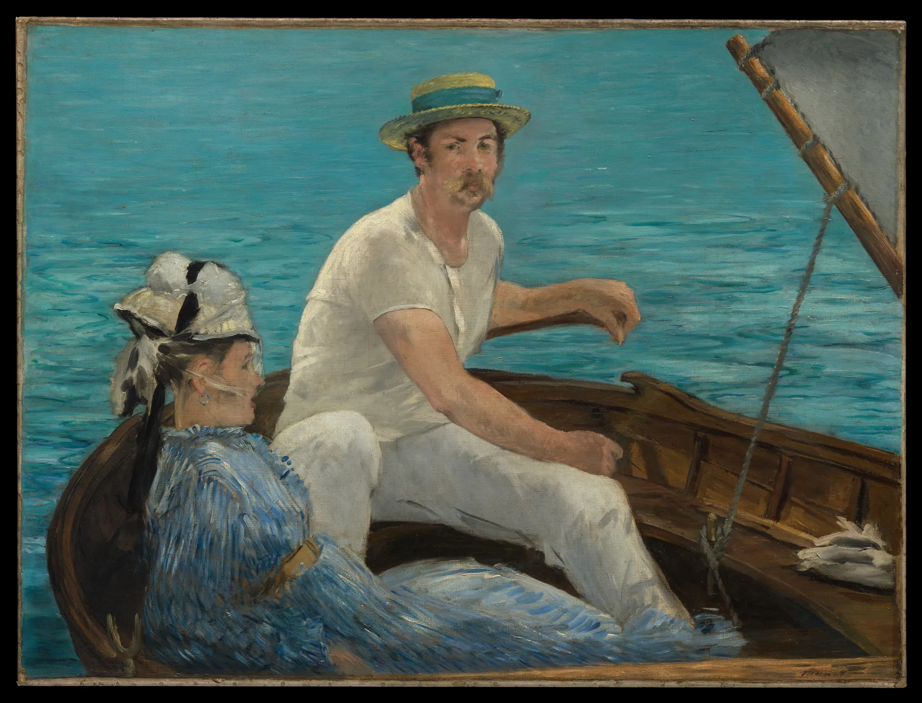 Navegando, de Édouard Manet