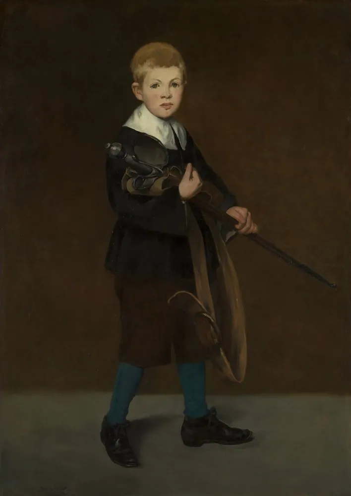 Niño con espada, de Édouard Manet