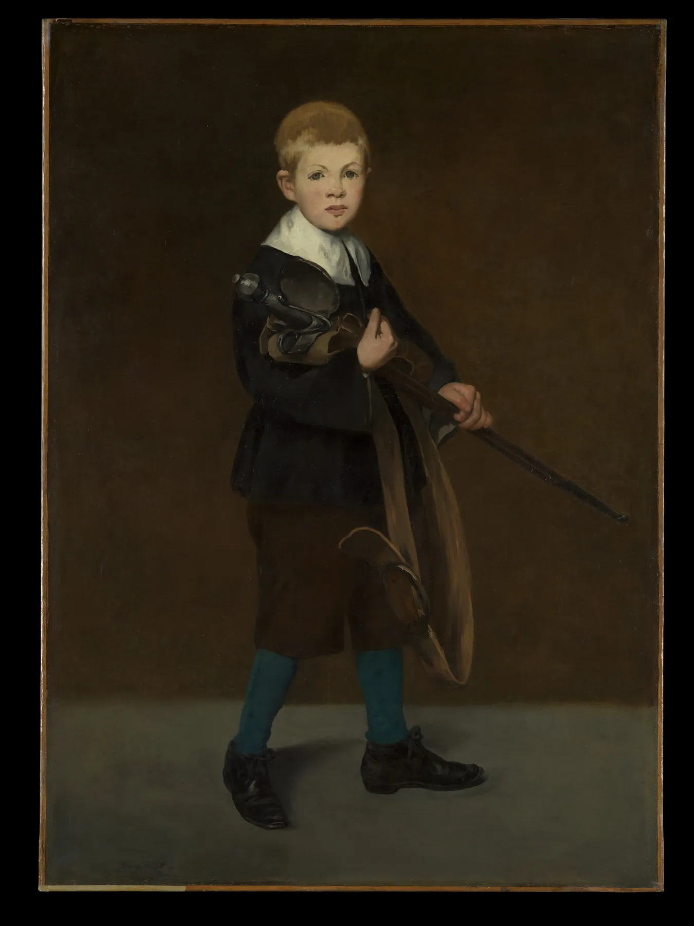 Niño con espada II, de Édouard Manet