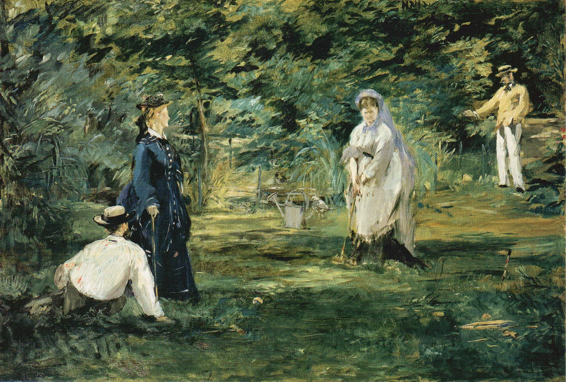 Partida de croquet, de Édouard Manet