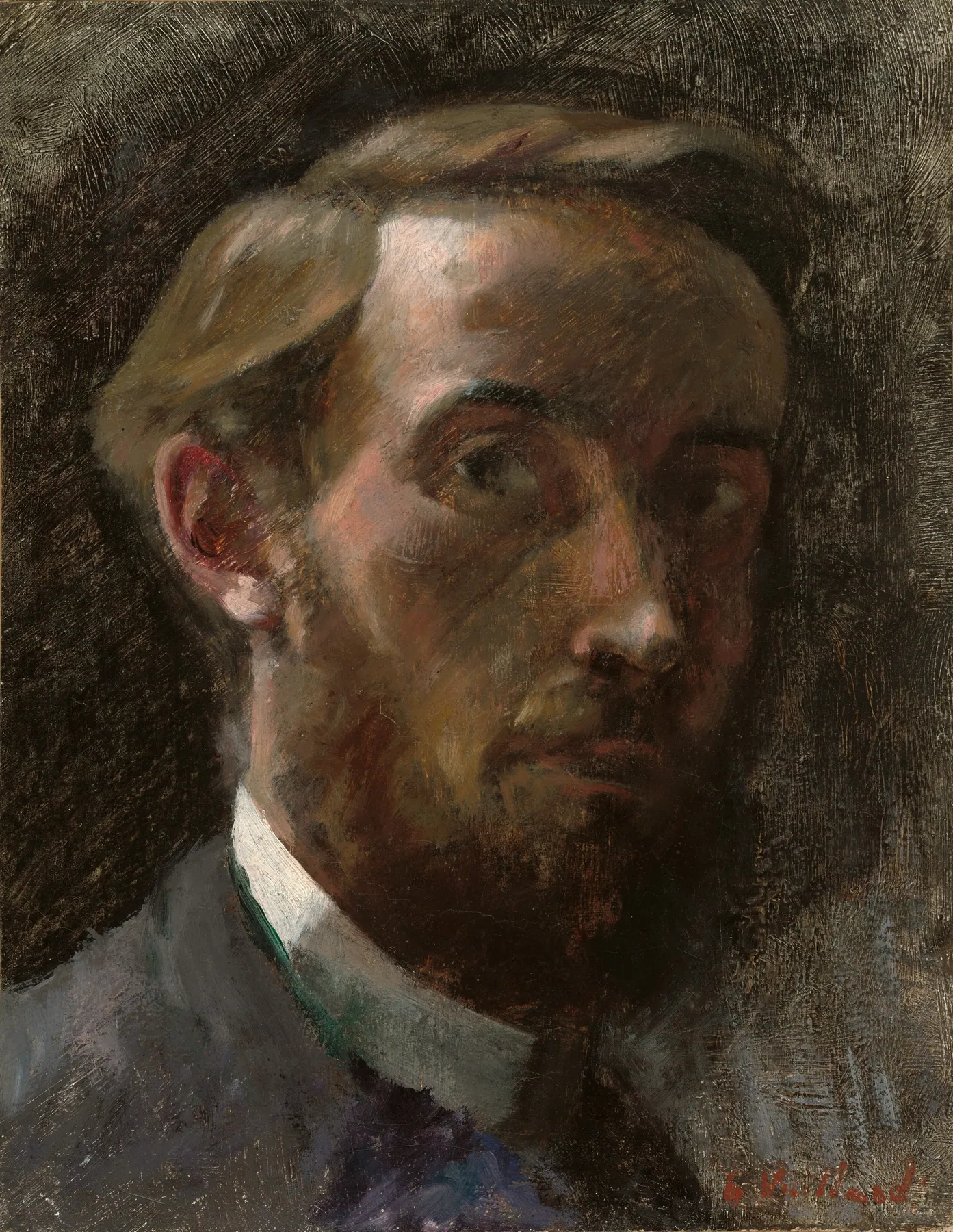 Autorretrato a los 21 años, de Édouard Vuillard