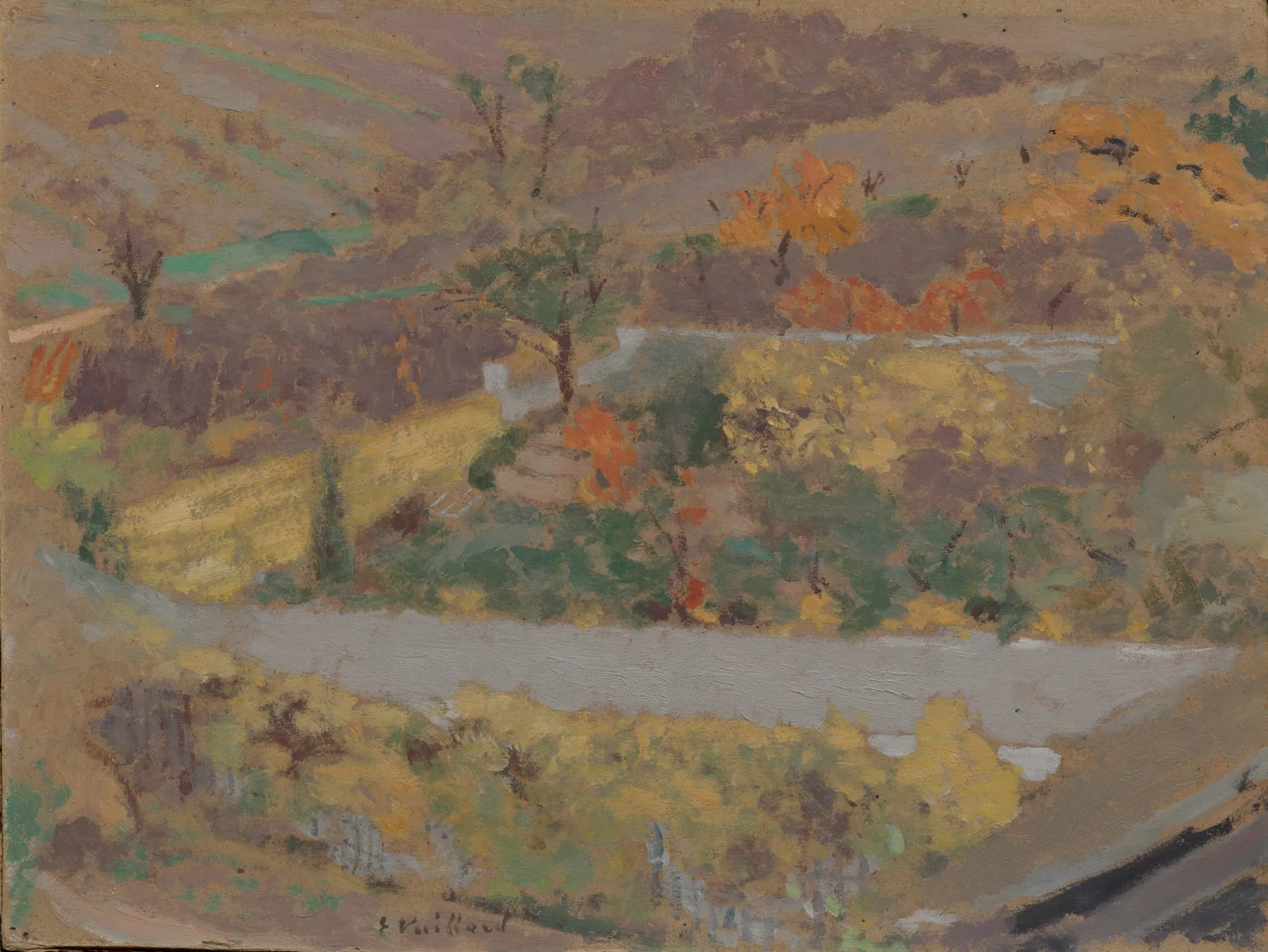 El huerto, de Édouard Vuillard