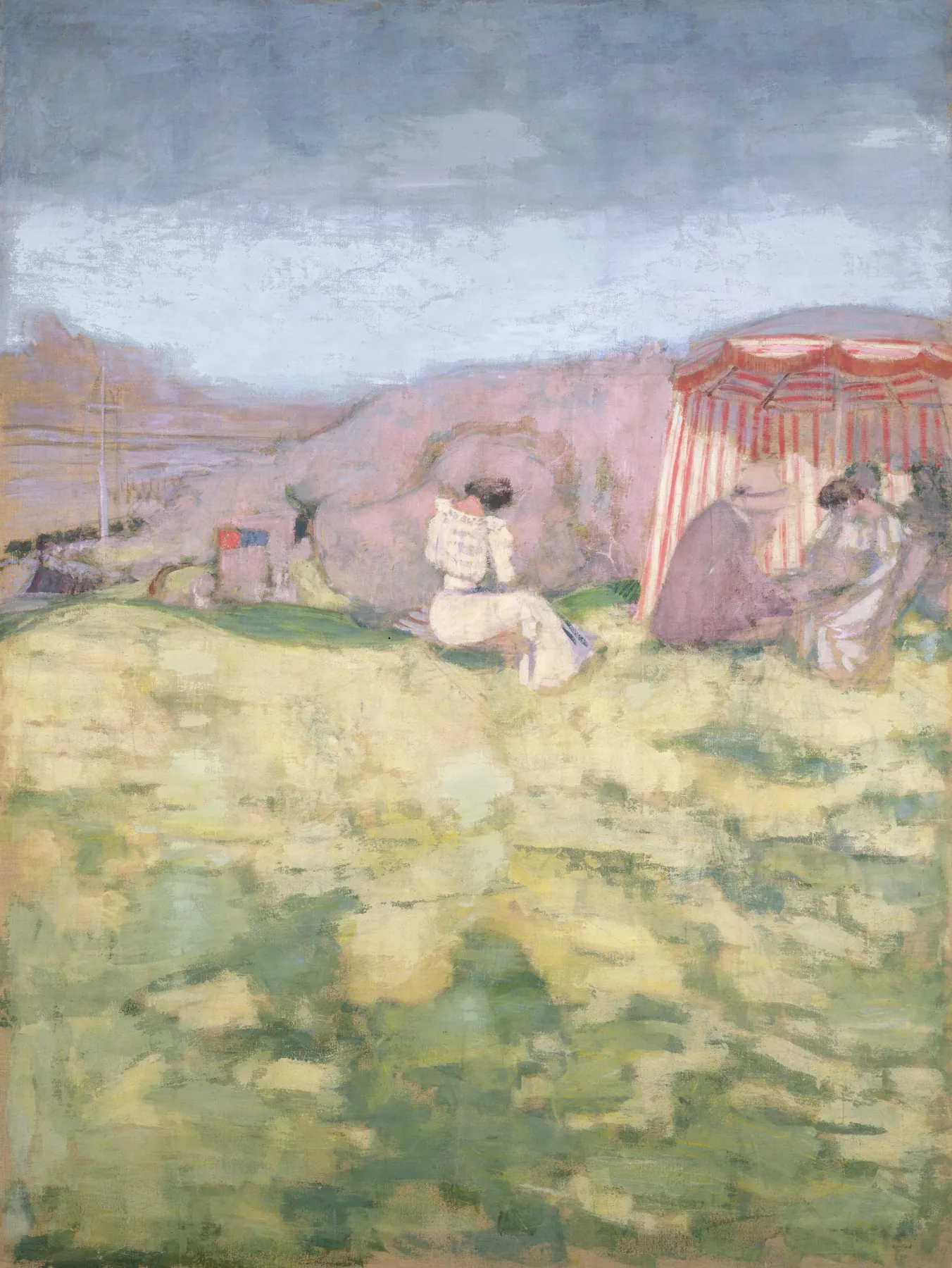 En la playa, de Édouard Vuillard