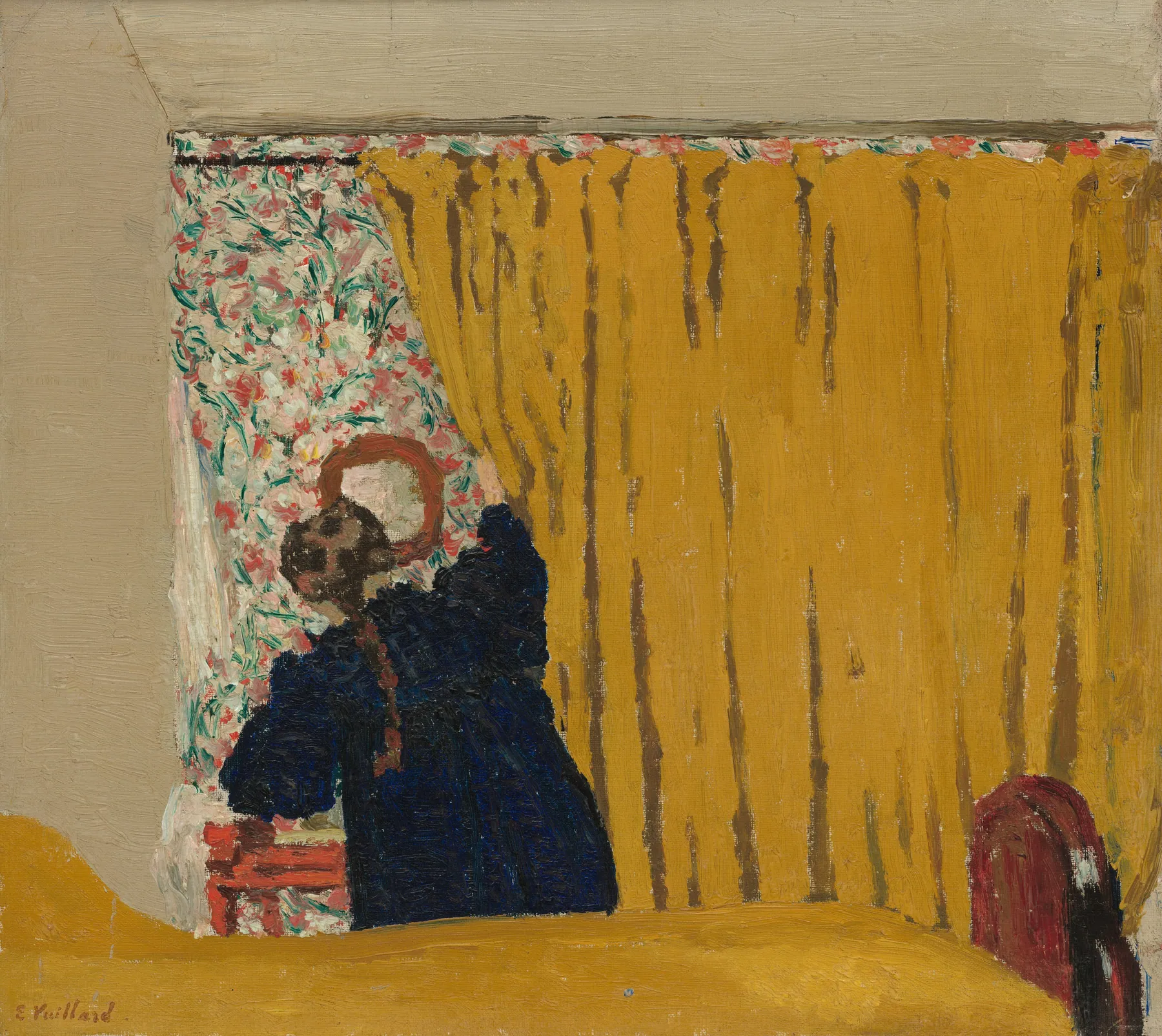 La cortina amarilla, de Édouard Vuillard