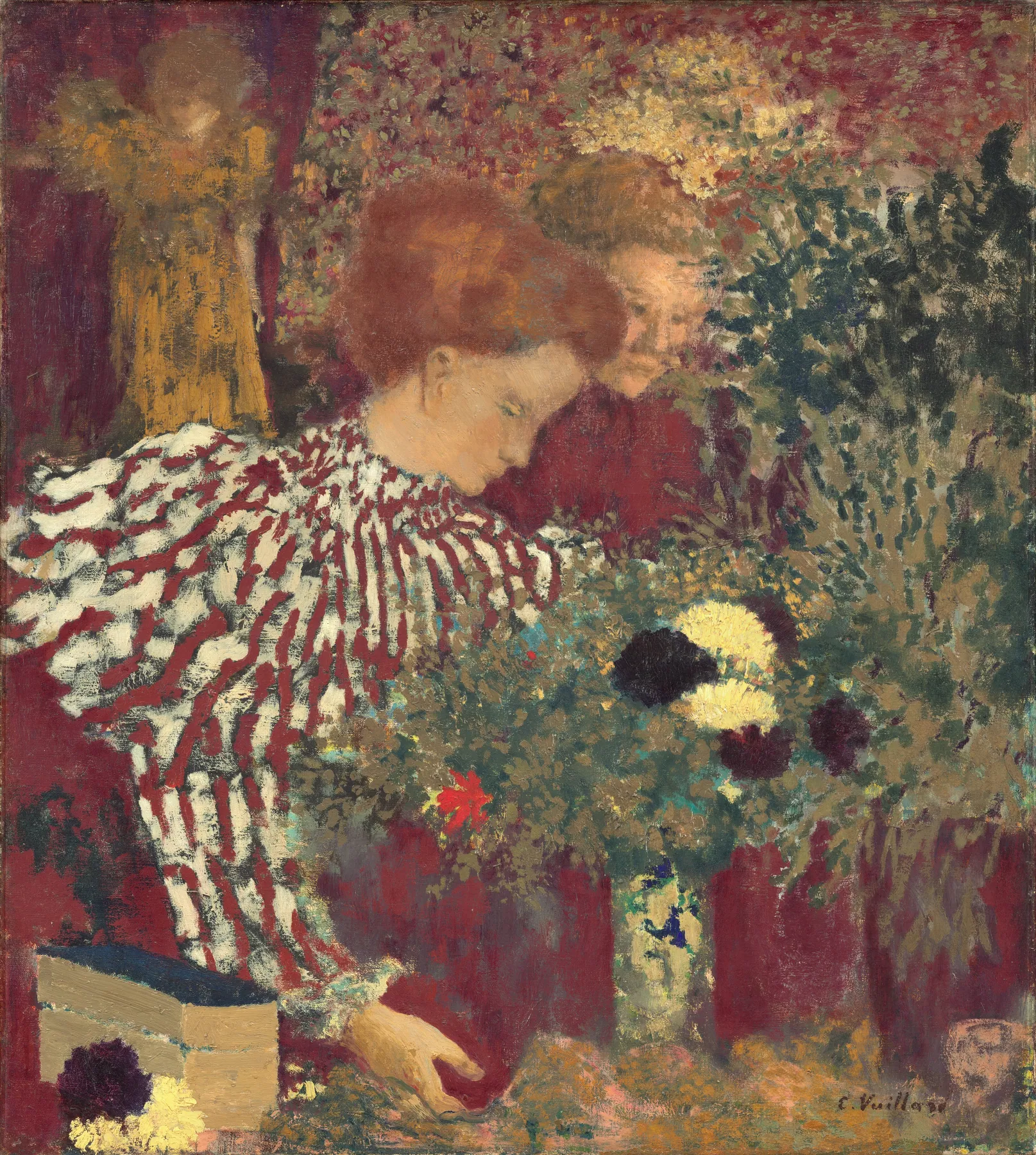 Mujer con vestido de rayas, de Édouard Vuillard