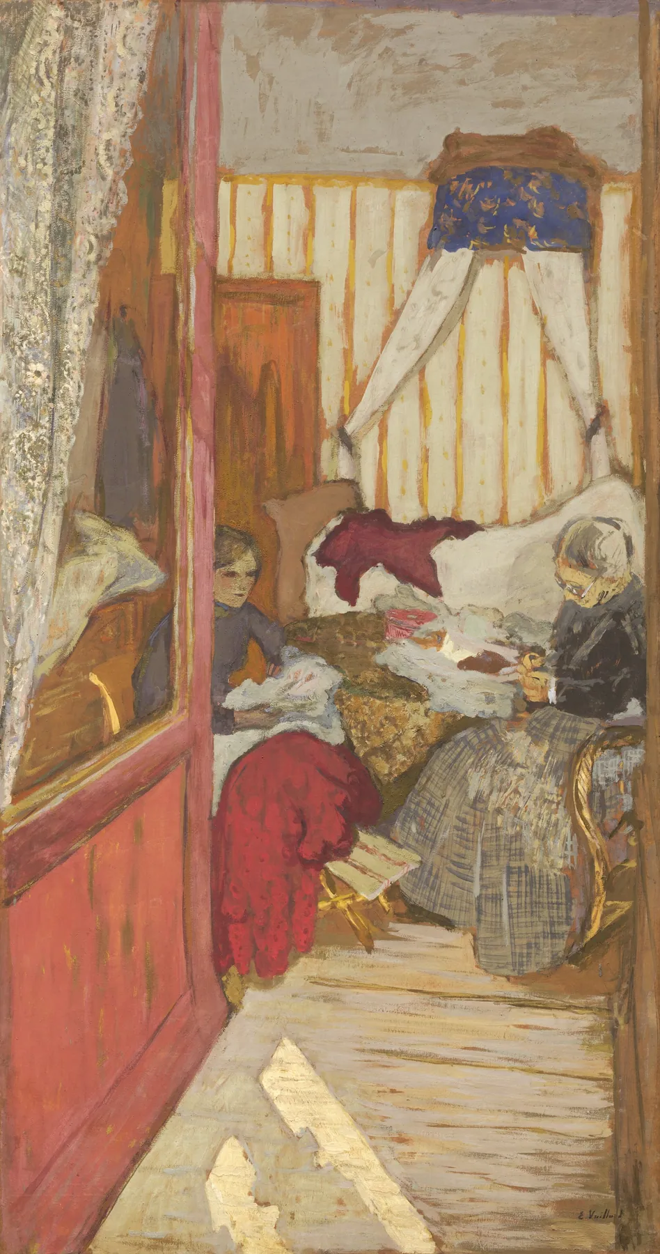 Mujeres cosiendo, de Édouard Vuillard