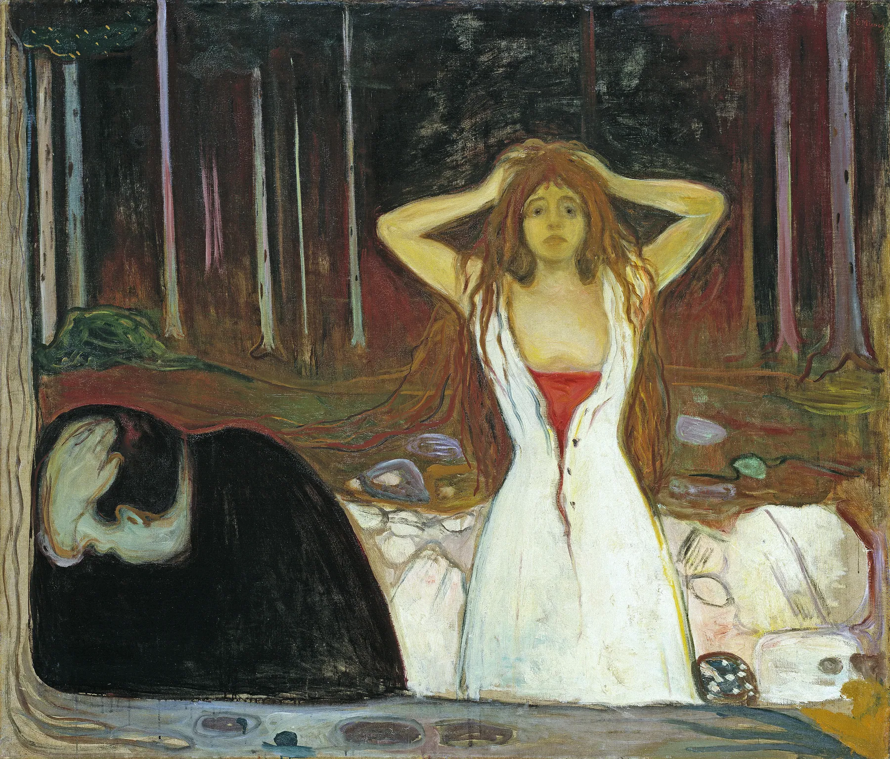 Cenizas, de Edvard Munch